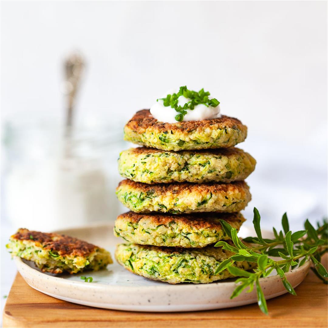 Tasty Millet Zucchini Fritters