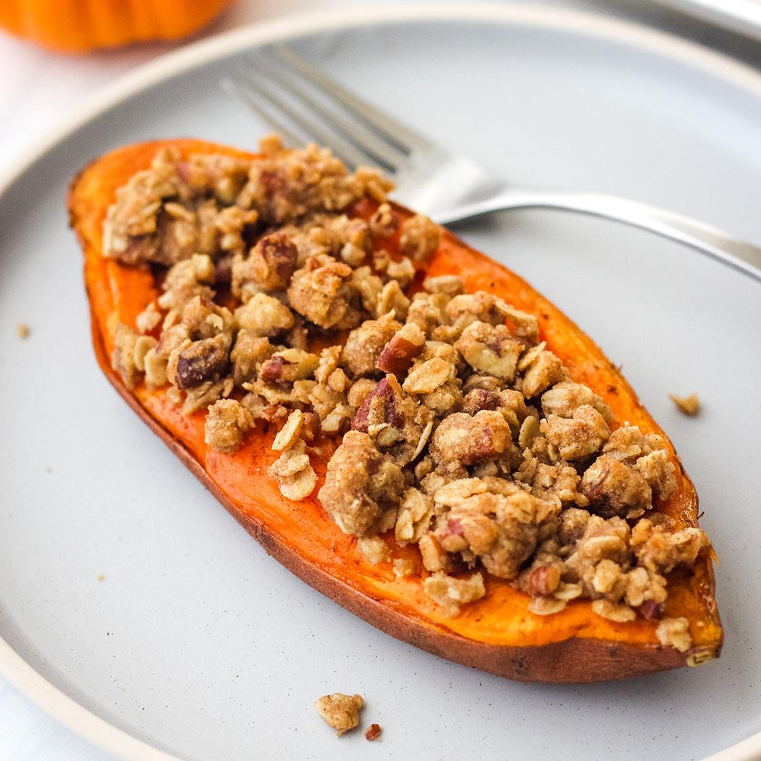 Streusel Topped Sweet Potatoes