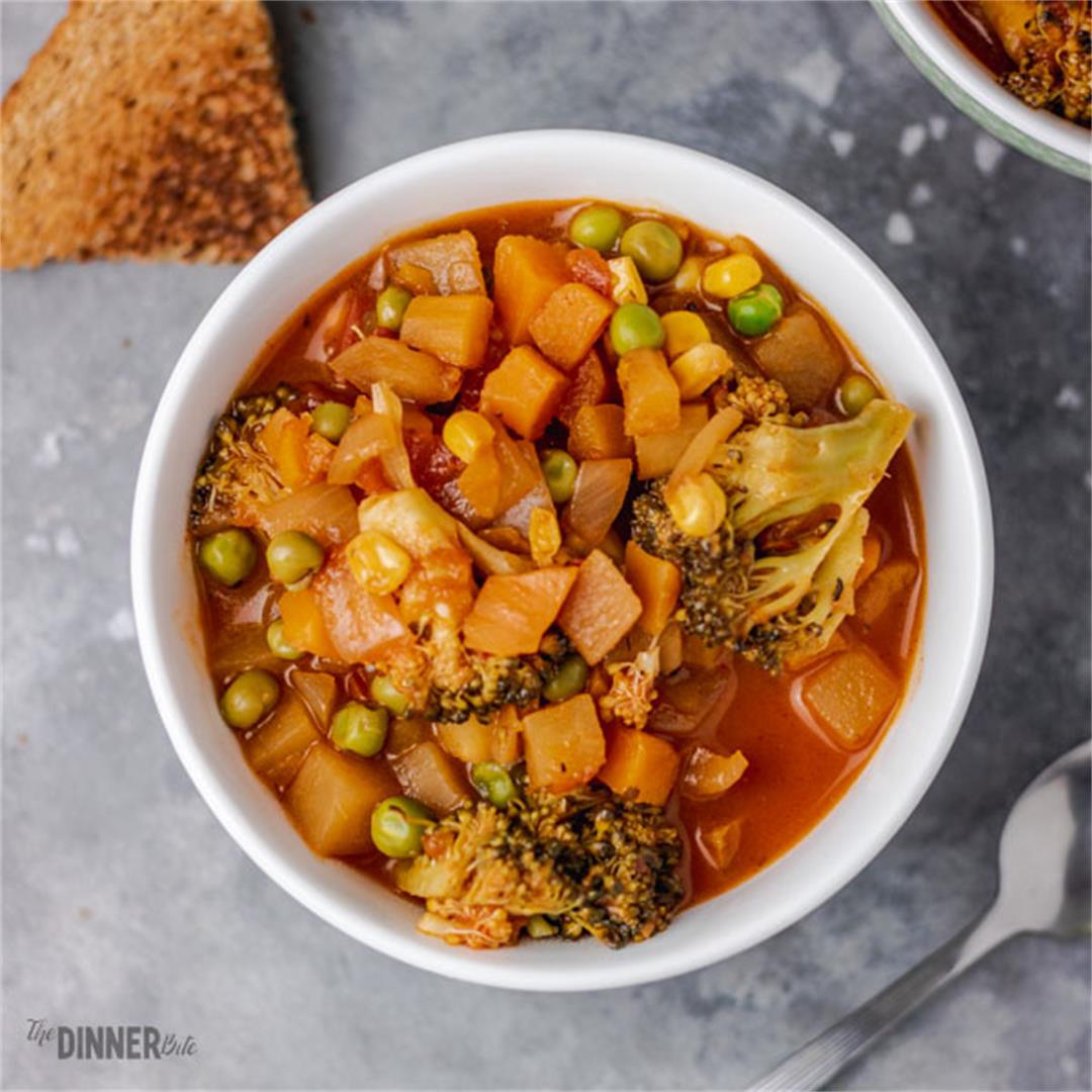 Easy Homemade Vegetable Soup