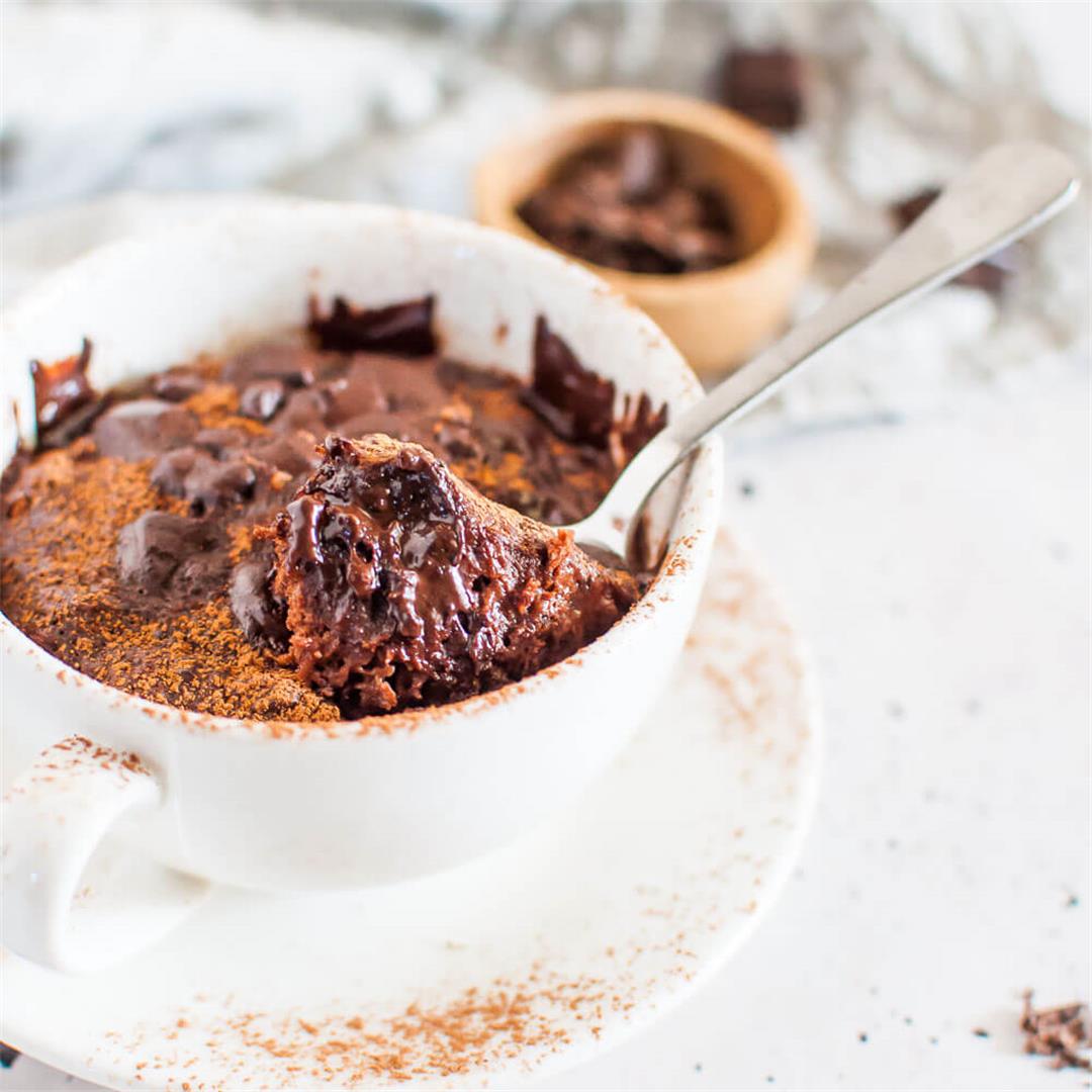 Sugar Free Microwave Chocolate Pudding In A Mug