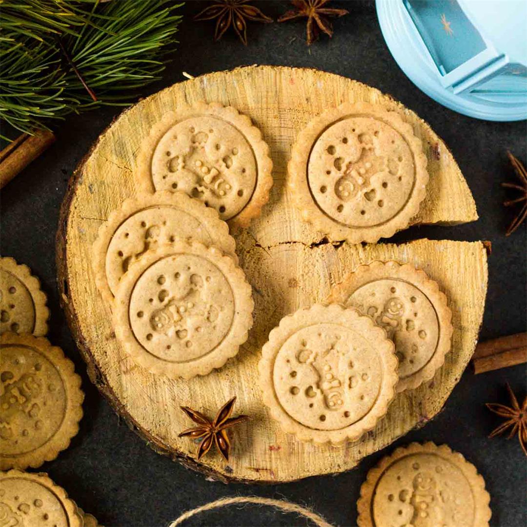 Stamped Gingerbread Cookies