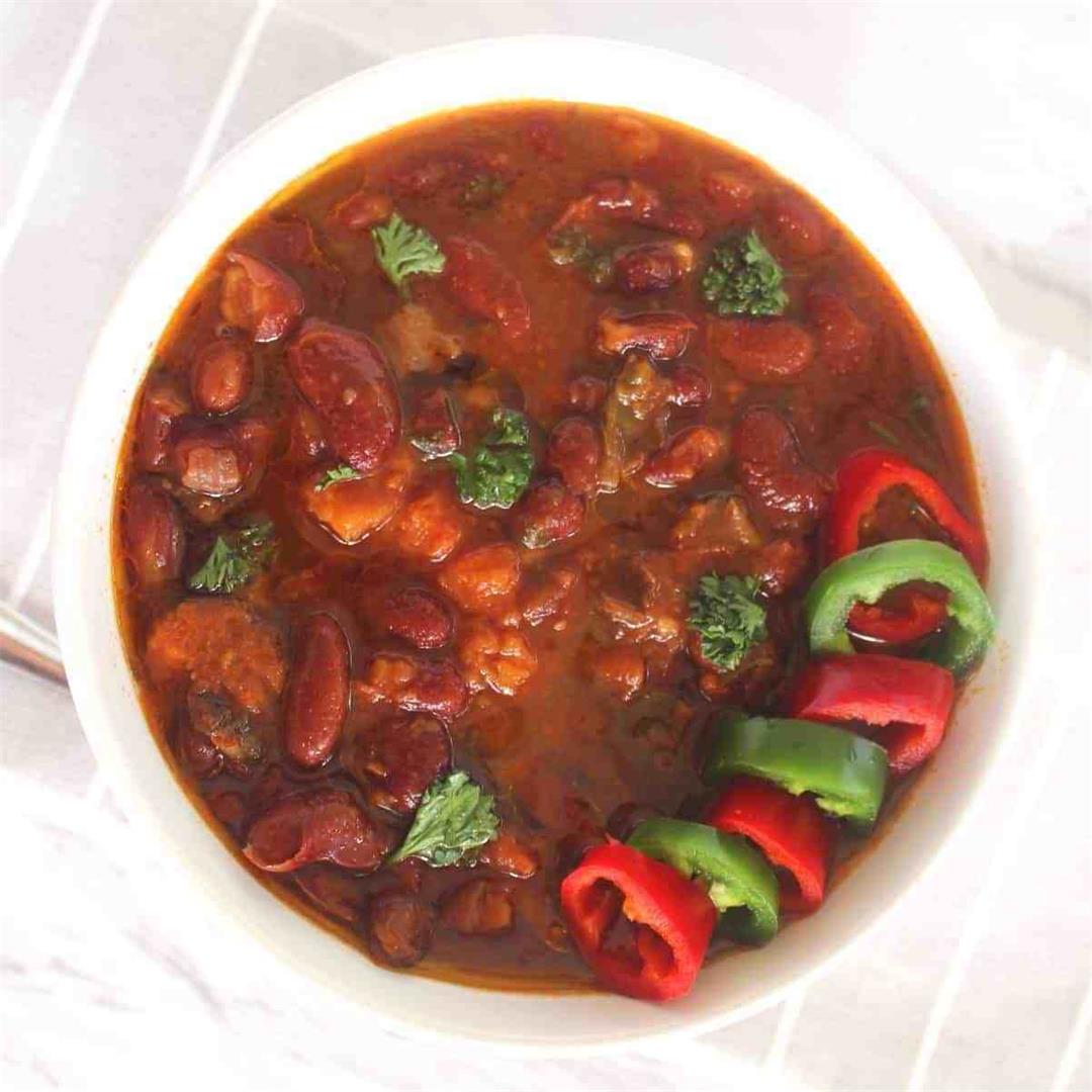 Instant Pot Red Kidney Beans Soup [V]