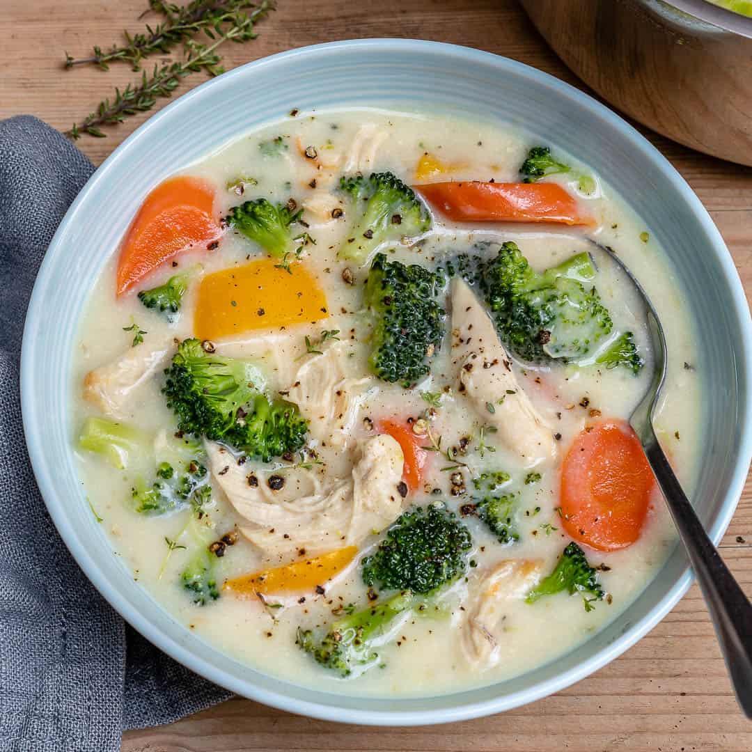 Creamy Chicken Broccoli Soup
