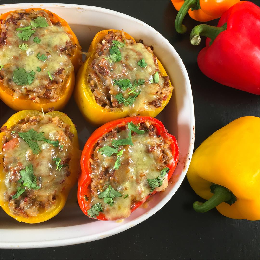 Simple Stuffed Pepper Recipe with a Secret Ingredient!