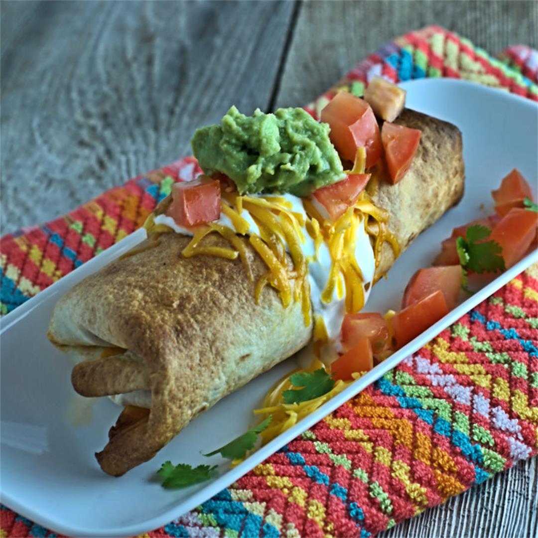 Air Fryer Chimichangas for Two
