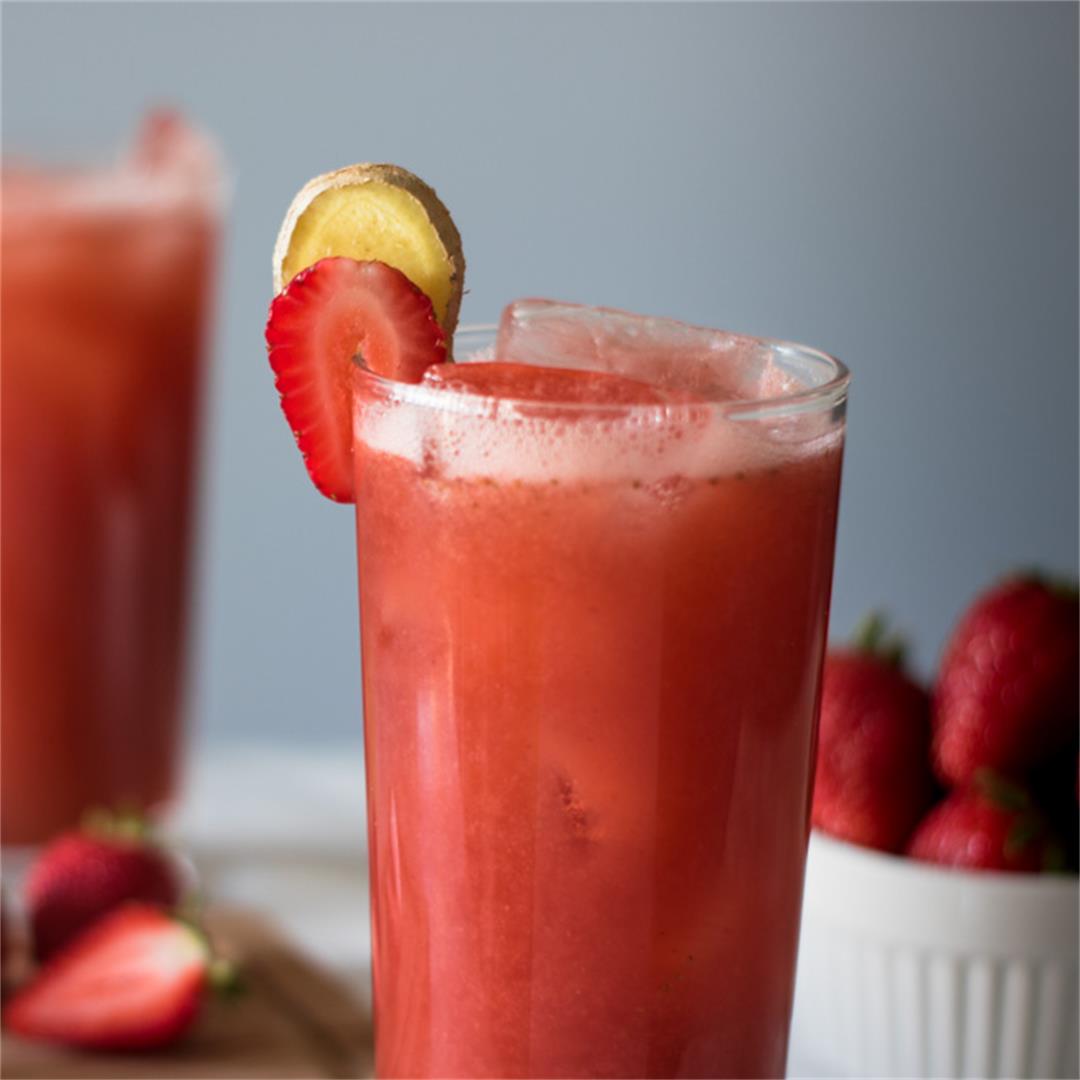 Strawberry Detox Juice – Milk and Pop