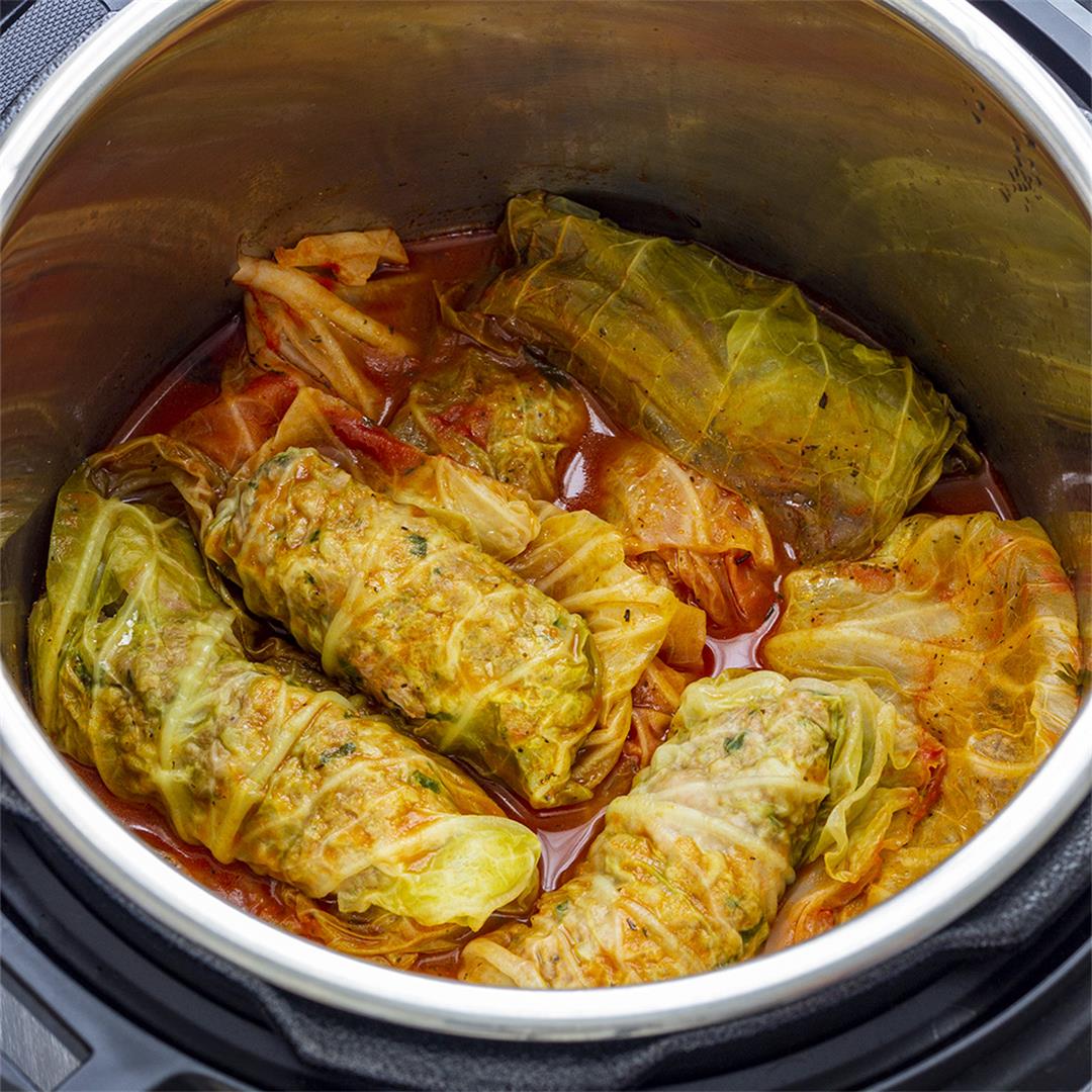 Instant Pot Stuffed Cabbage Rolls