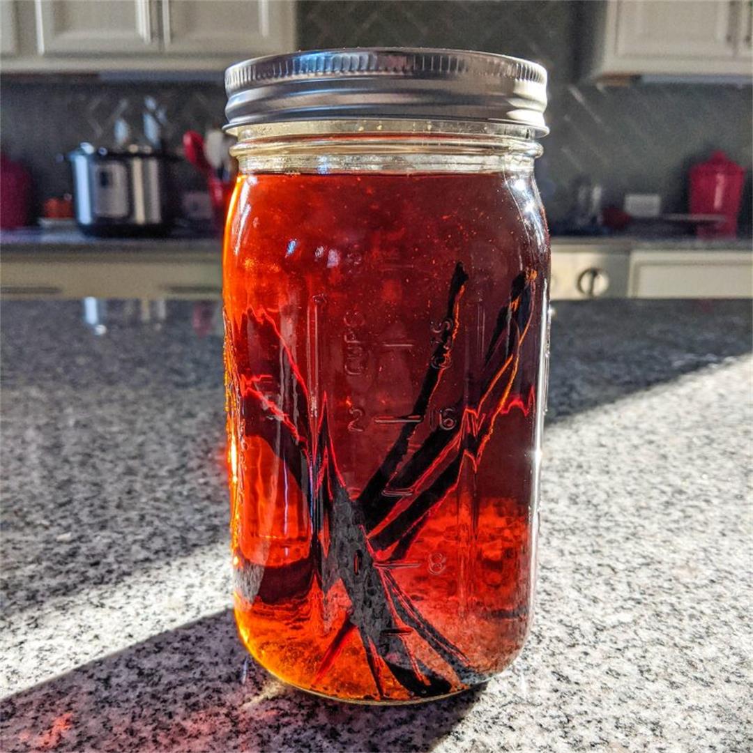 Sous Vide Vanilla Extract (made with vodka OR bourbon!)