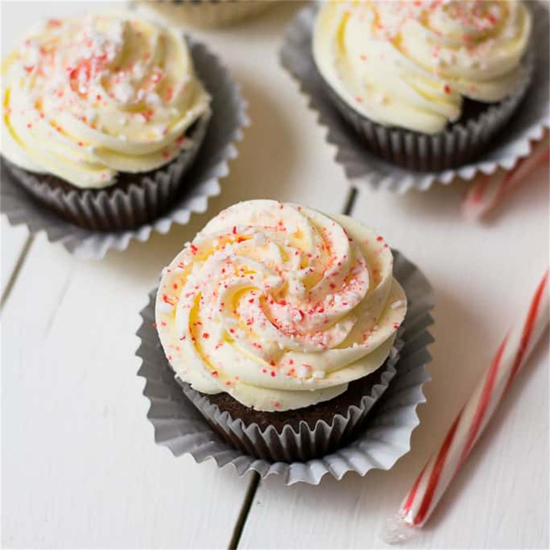 Chocolate Peppermint Cupcakes — JMK Bakes