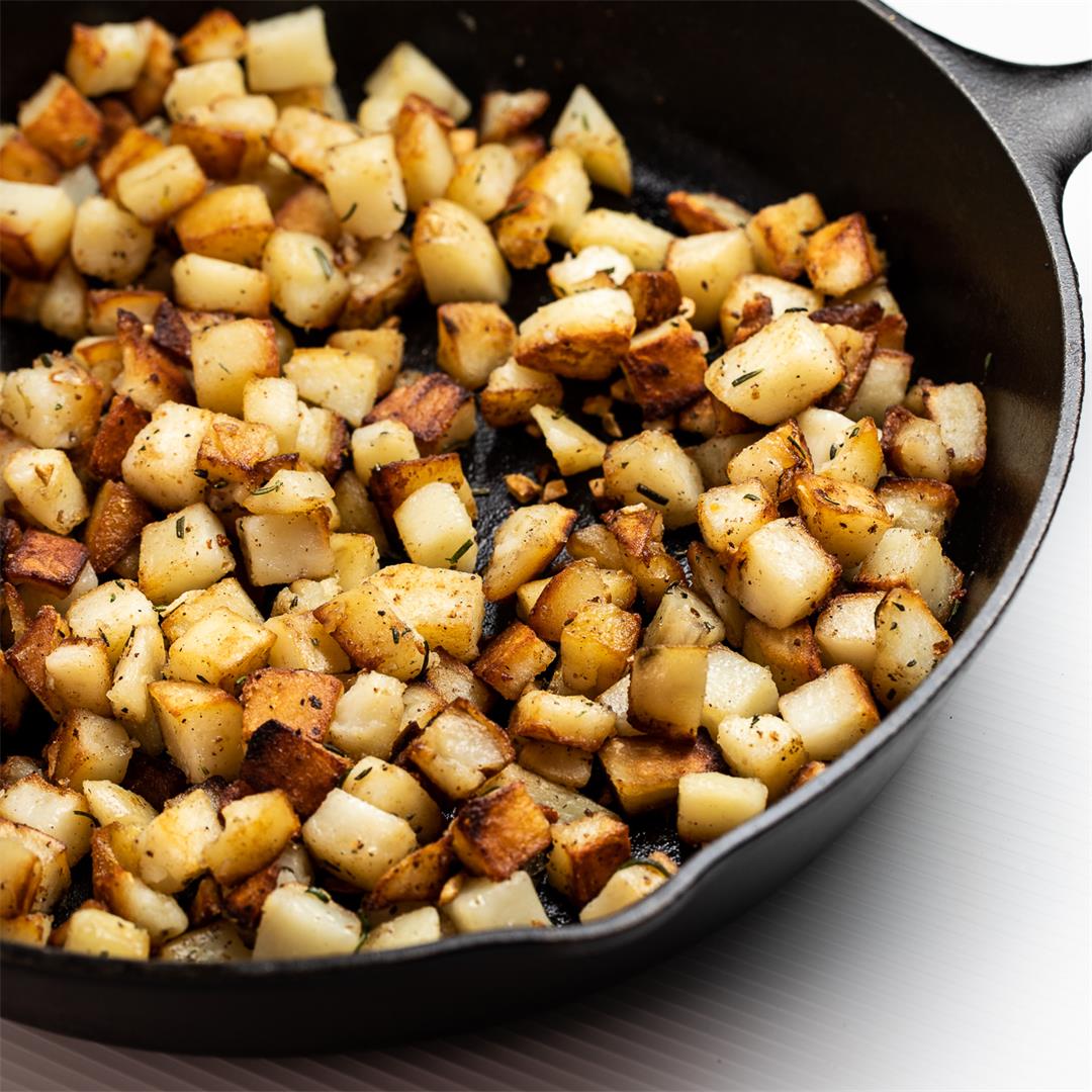 Crispy Skillet Fried Potatoes