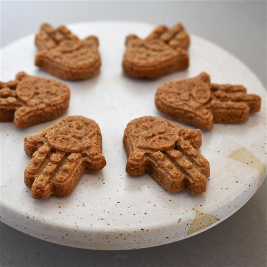 Gingerbread Hamsa Cookies