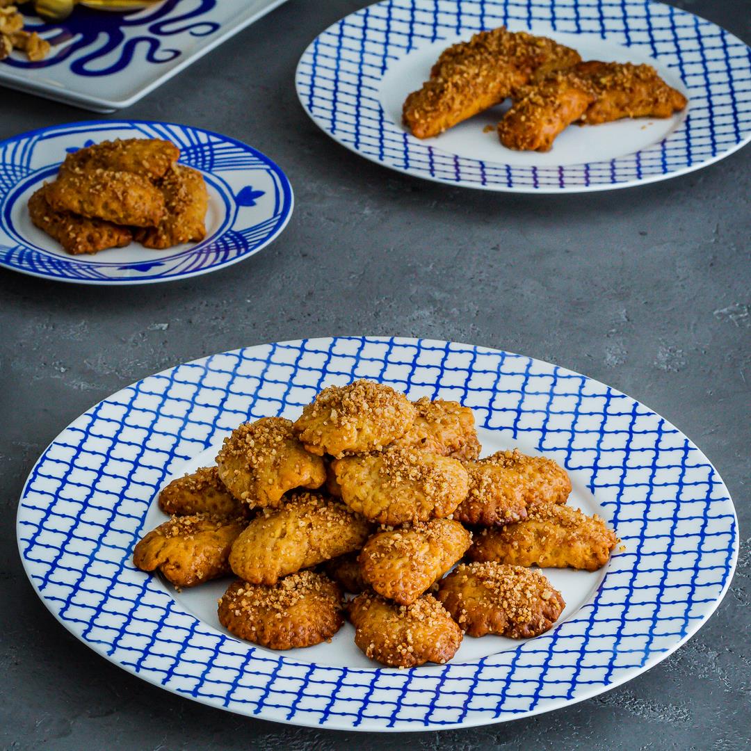 Melomakarona Greek Honey Christmas Cookies