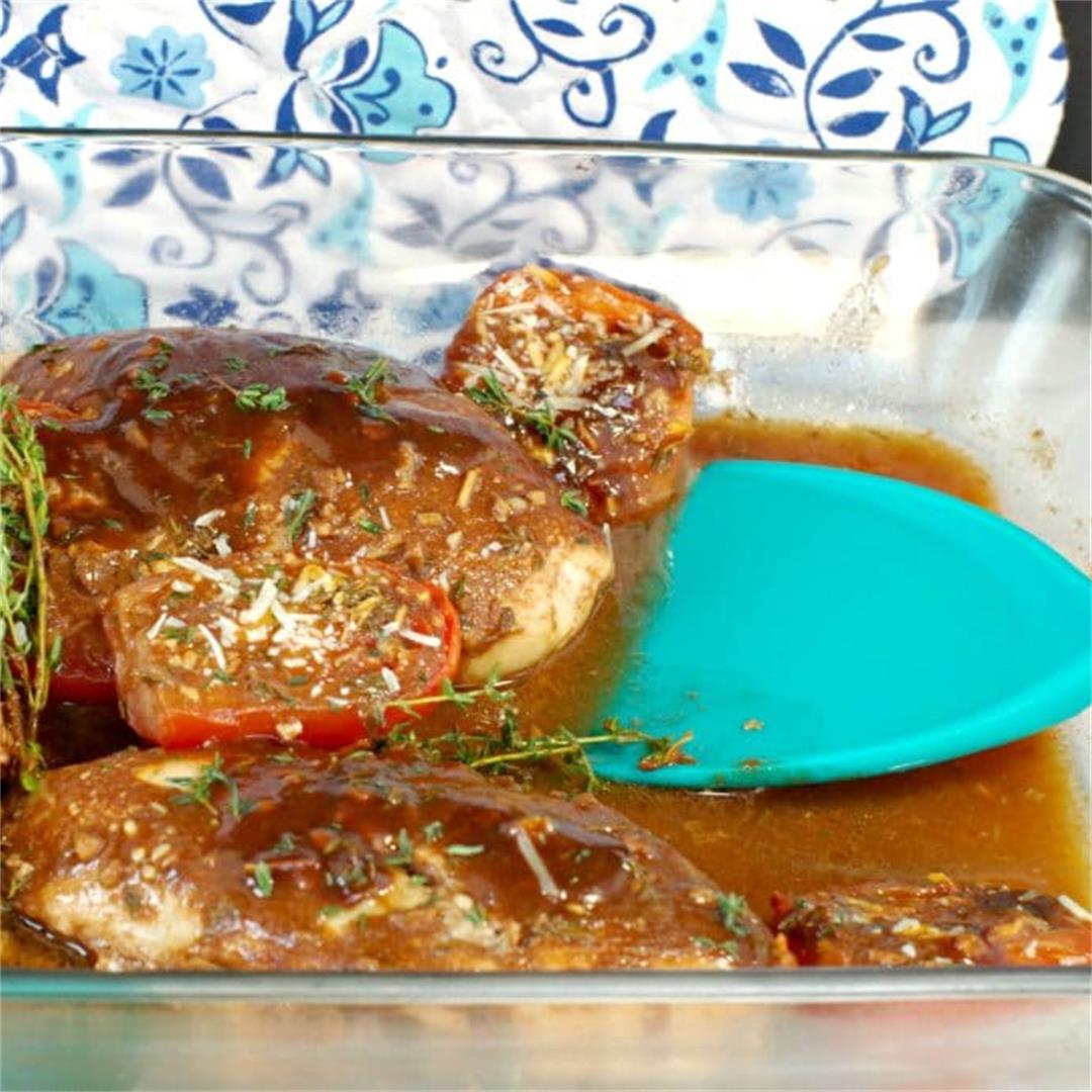 Balsamic Chicken with Roasted Tomatoes