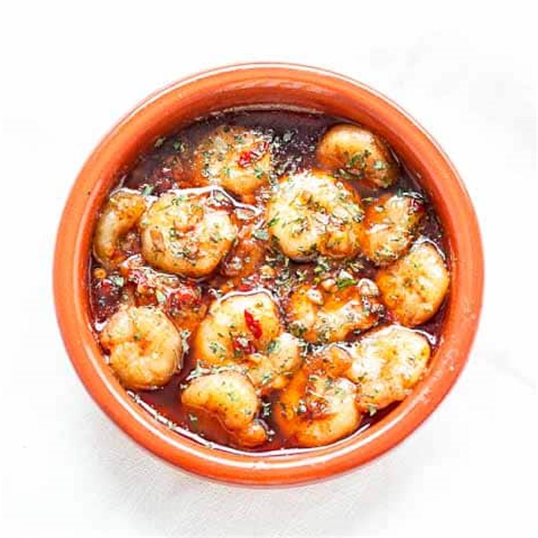 Spanish Garlic Shrimp (Gambas Al Ajillo)