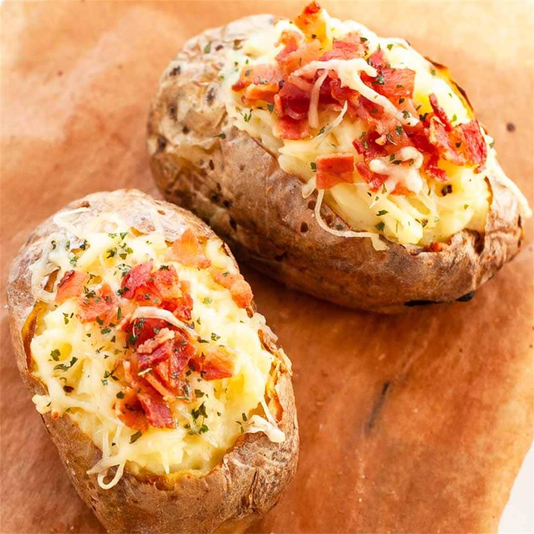Baked Potato with bacon and cheese