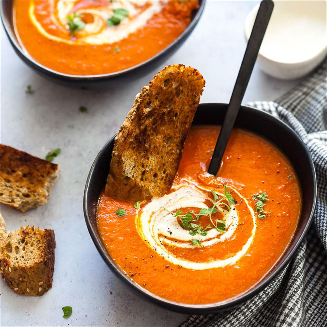 Easy Vegan Tomato Soup Recipe