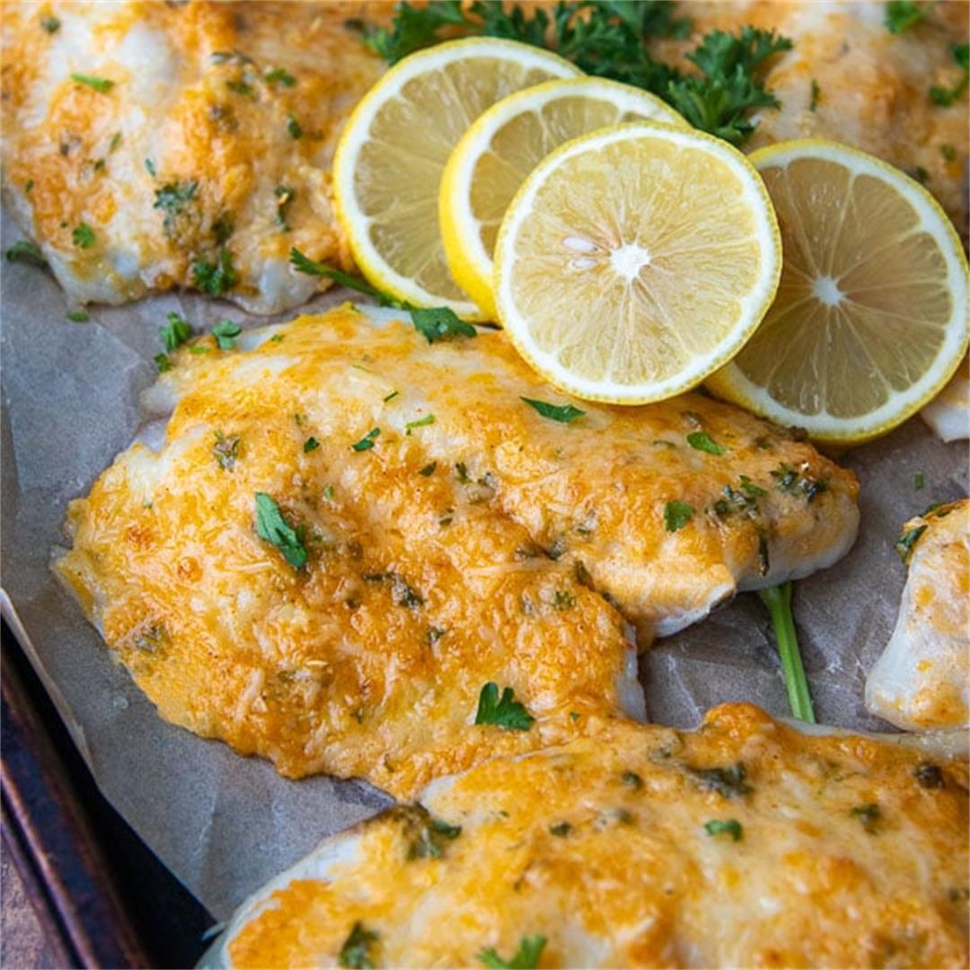 Easy Parmesan Crusted Tilapia