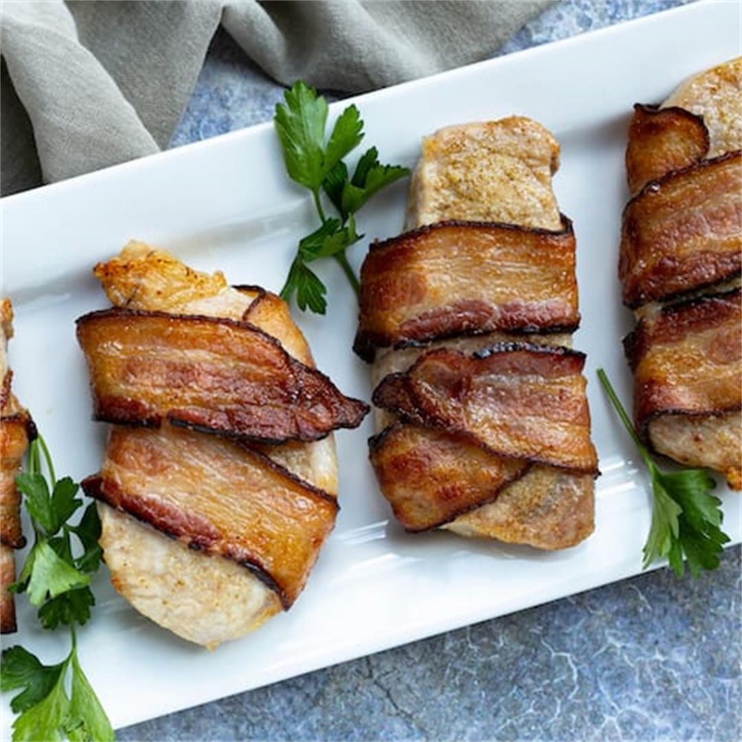 Bacon Wrapped Pork Chops Recipe