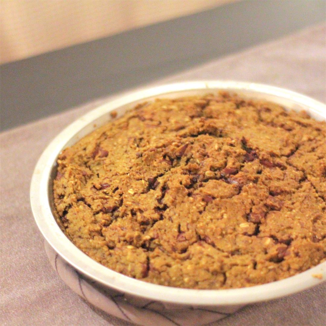 Healthy Chocolate Chip Cookie Pie