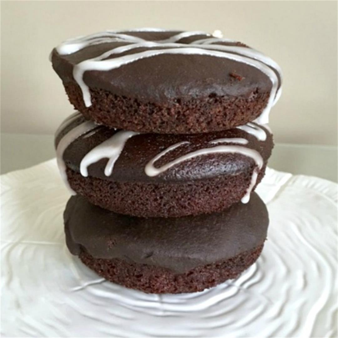 Wacky Chocolate Baked Donuts