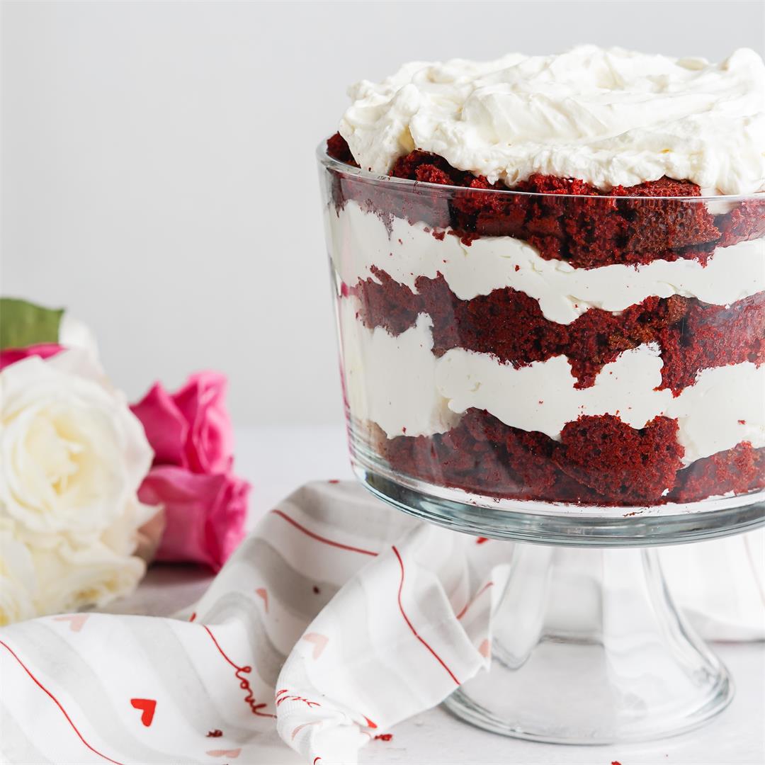Red Velvet Cheesecake Trifle