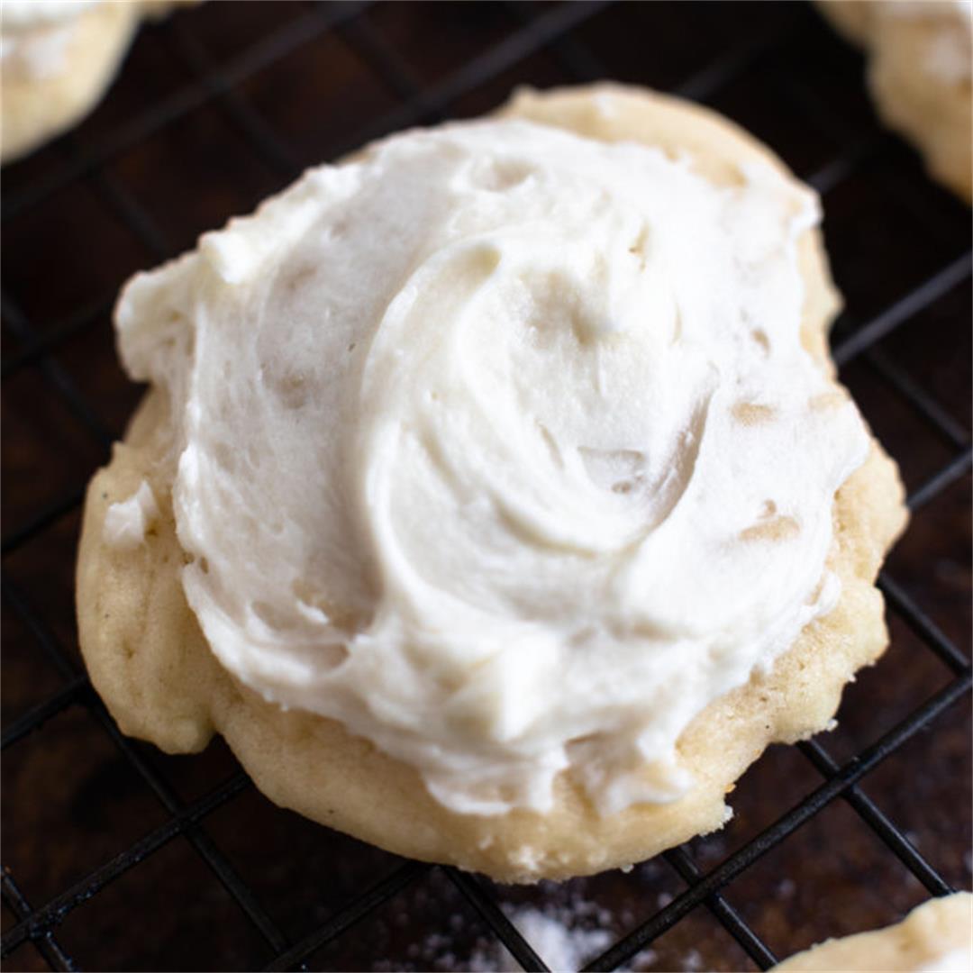 the SOFTEST Frosted Sugar Cookies