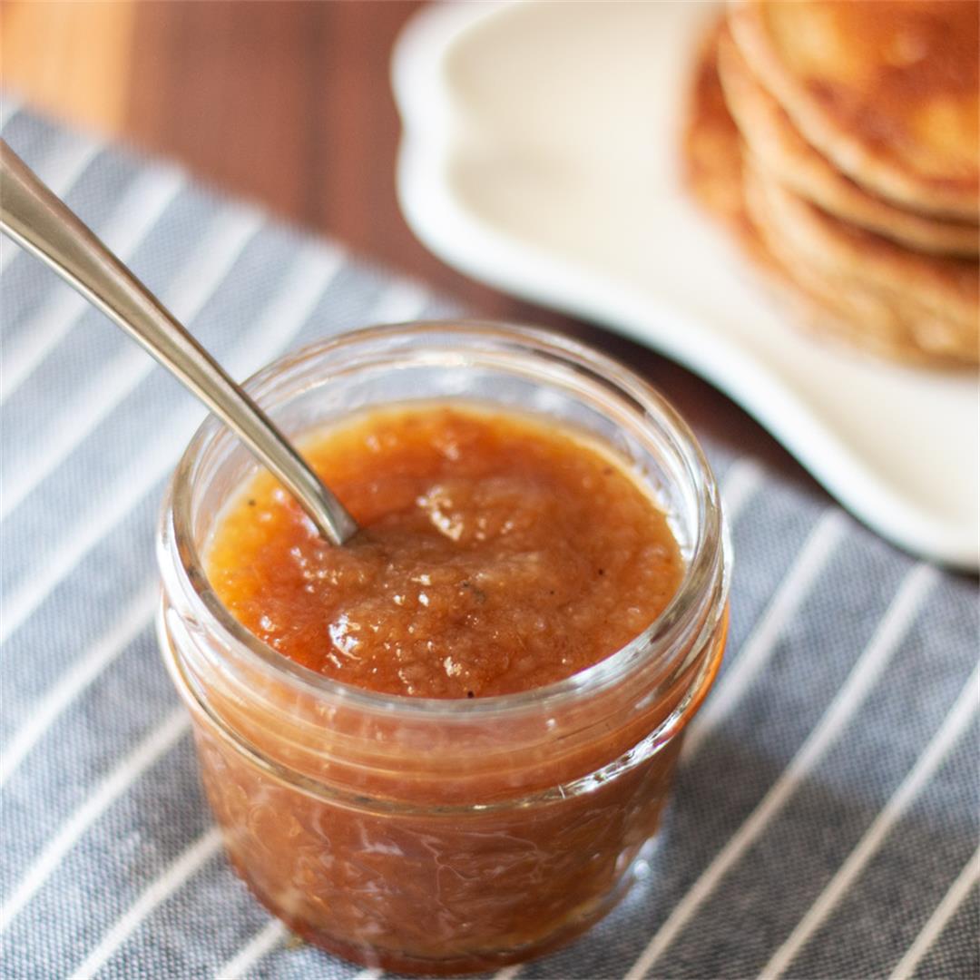 Small Batch Apple Butter with No Added Sugar