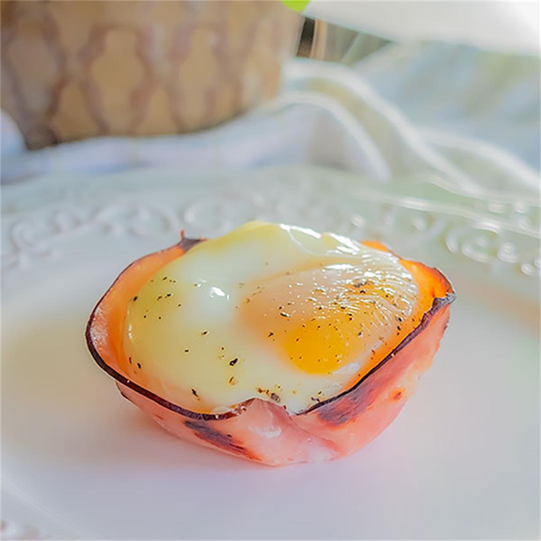 Keto Ham And Cheese Egg Cups