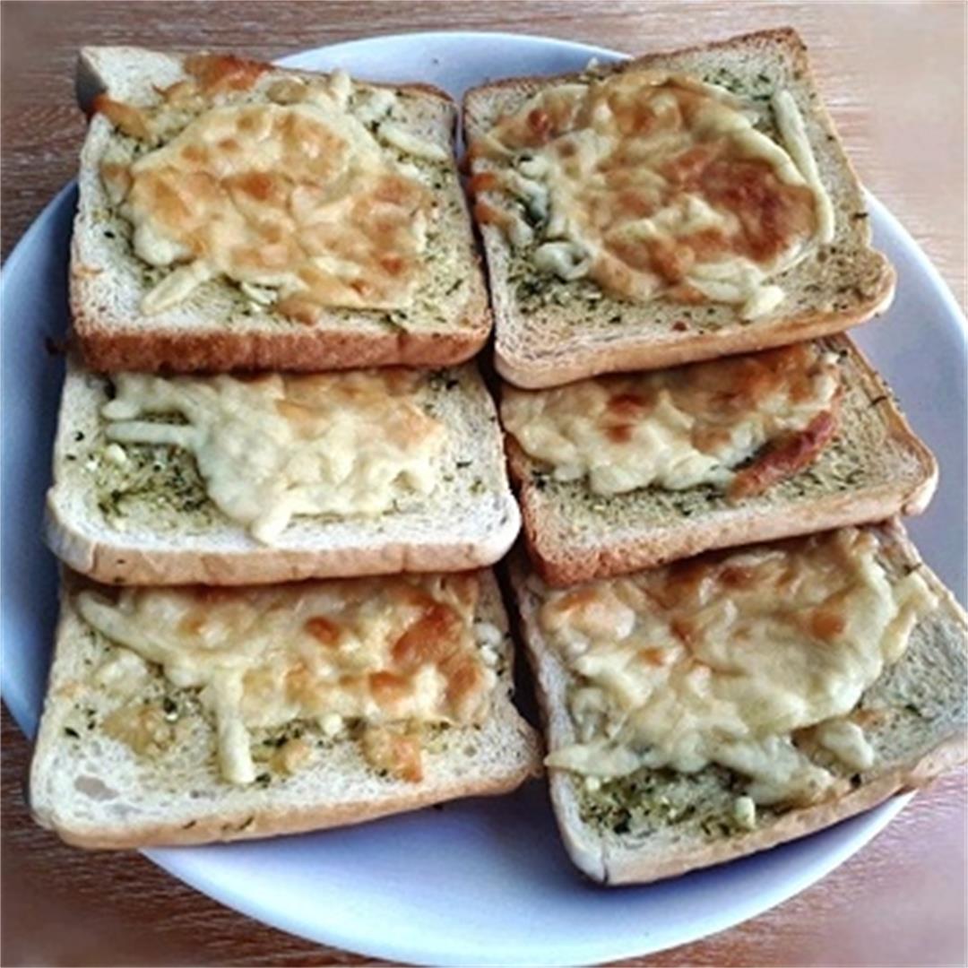 Homemade Garlic Bread using Sliced Bread Recipe