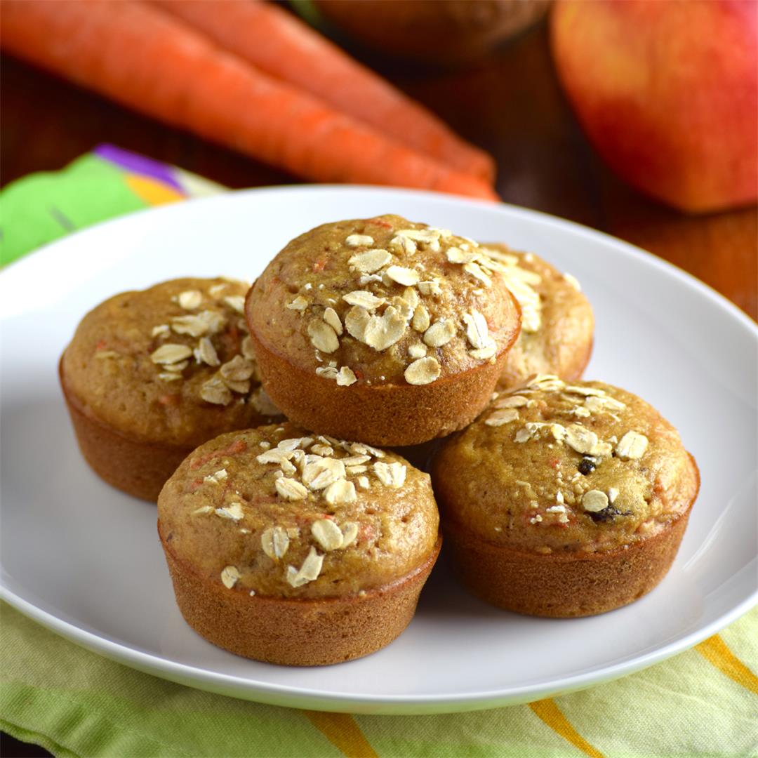 Carrot Cake Muffins (Gluten-Free & Dairy-Free)