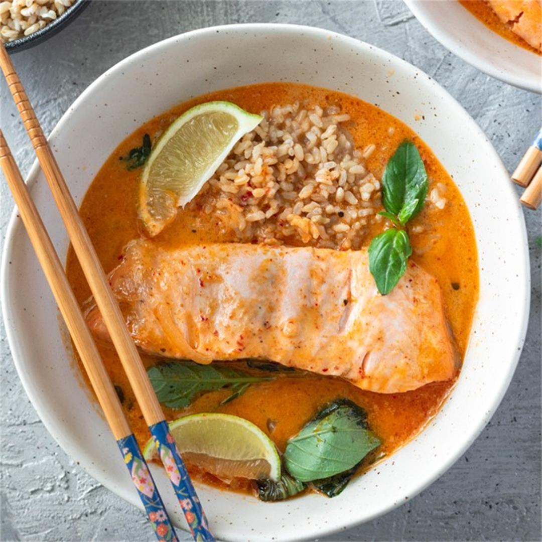 Red Salmon Curry