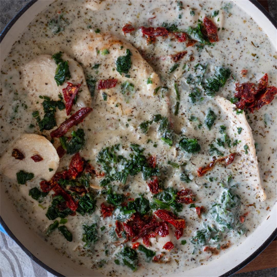 Creamy Tuscan Chicken with Spinach