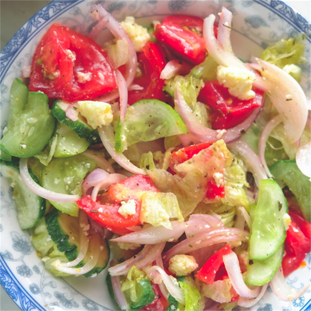 Fresh Mediterranean Salad Recipe