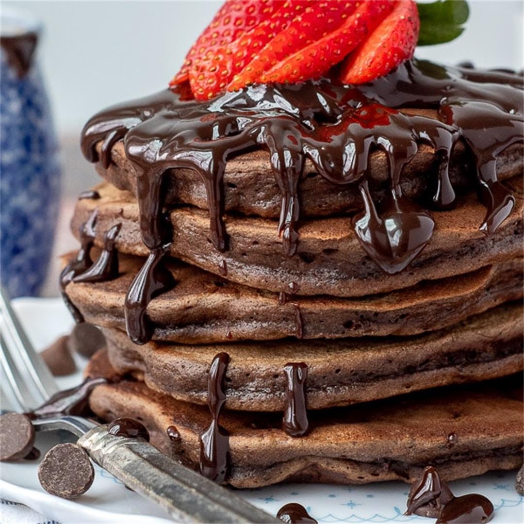 Best Homemade Chocolate Pancakes