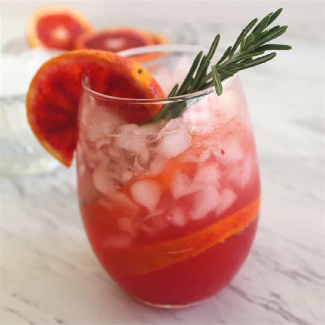 Blood Orange Vodka Cocktail