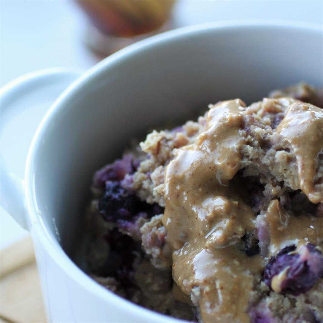 Apple & Blueberry Protein Baked Oats Recipe