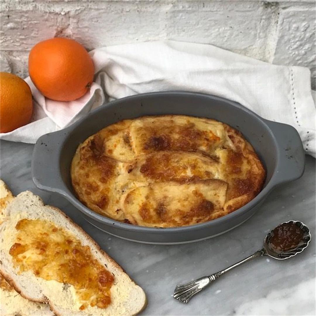 Marmalade Bread and Butter Pudding