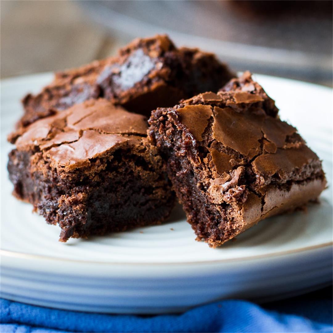 Easy Fudgy Chocolate Brownies From Scratch