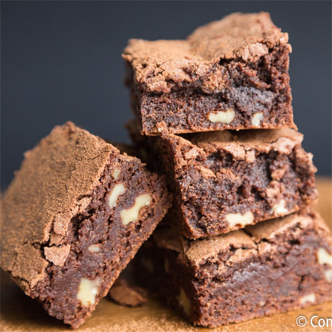 THE BEST COCOA BROWNIE RECIPE EVER! ~ Comfort & Peasant