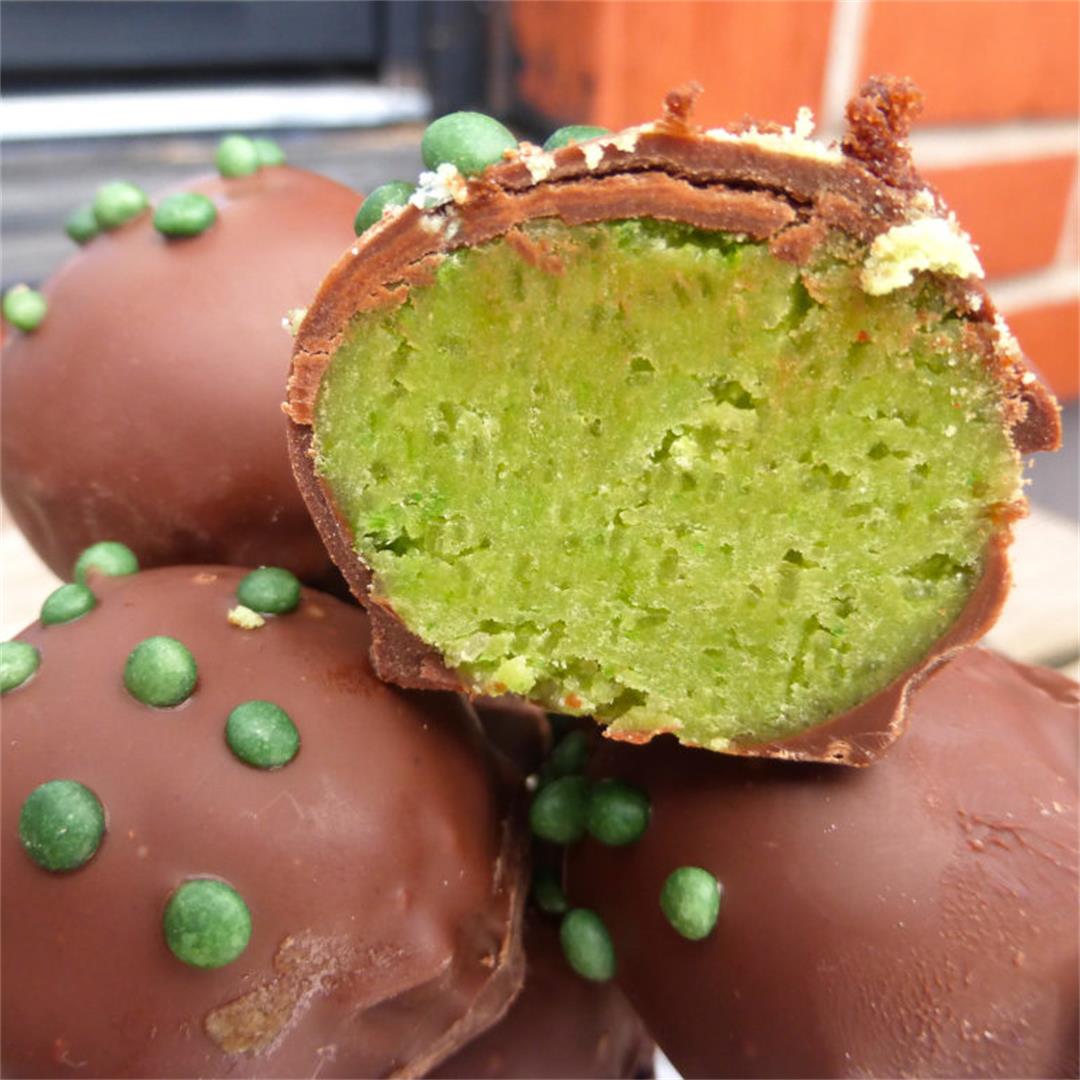 St Patrick's Day Chocolate Truffles (no-bake)