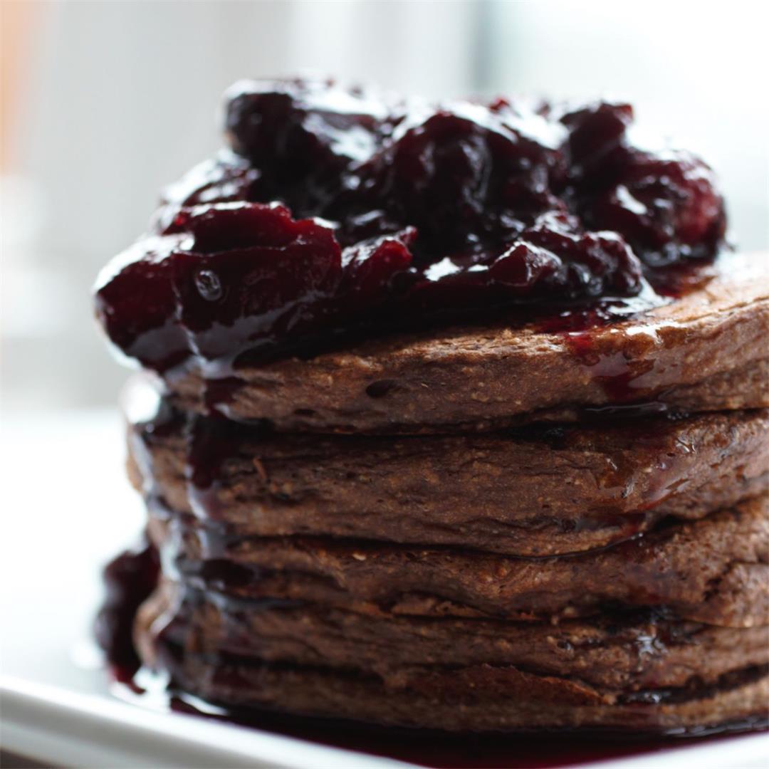 Healthy Chocolate Pancakes Recipe
