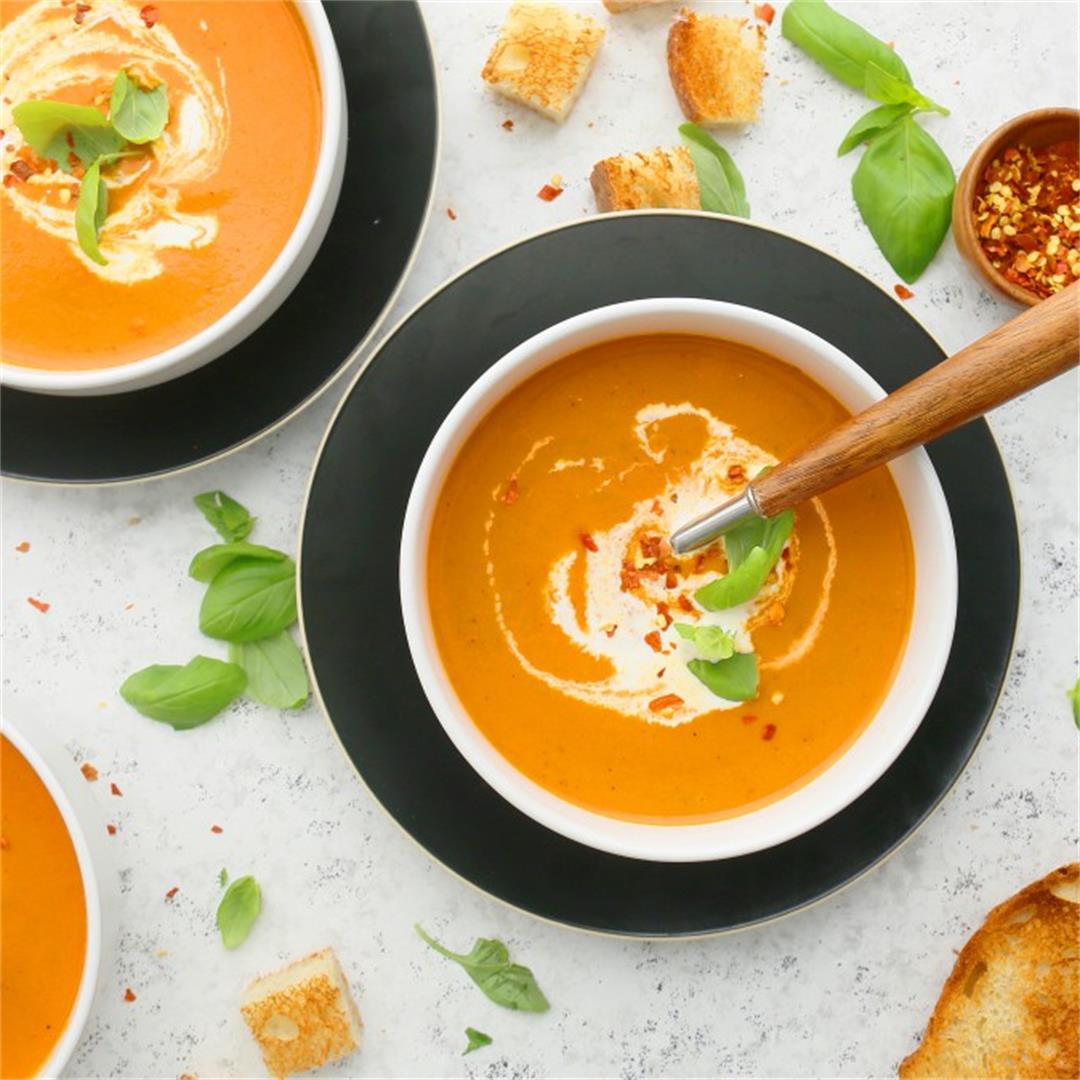 Best Creamy Tomato Soup in Instant Pot