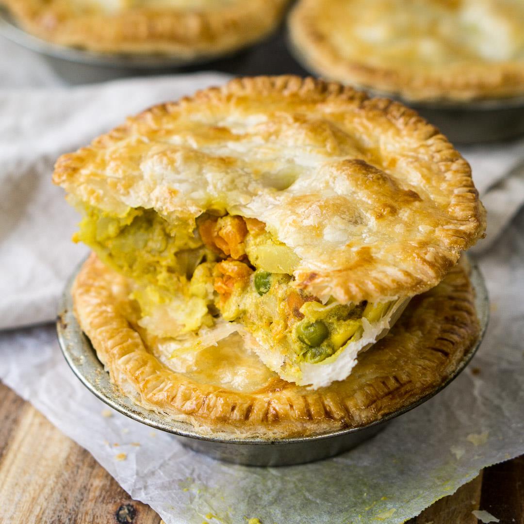 Vegetable Curry Pies