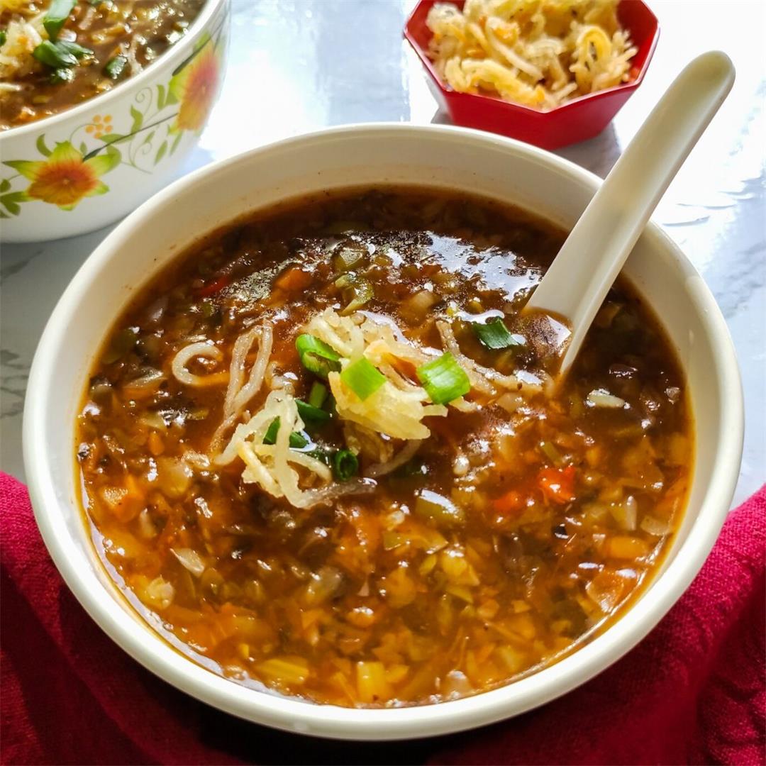 Veg Manchow Soup recipe