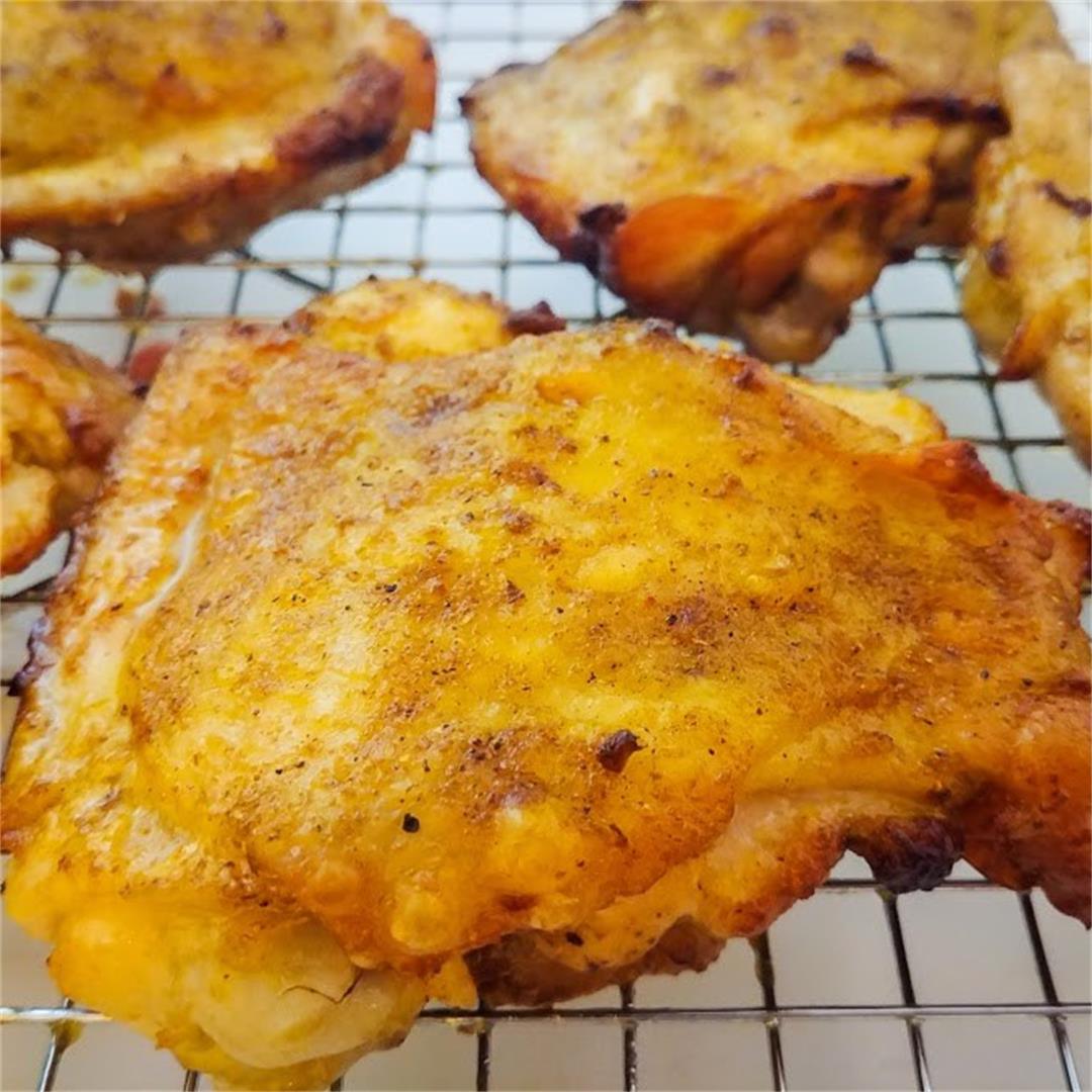 Air Fryer Roasted Curry Chicken