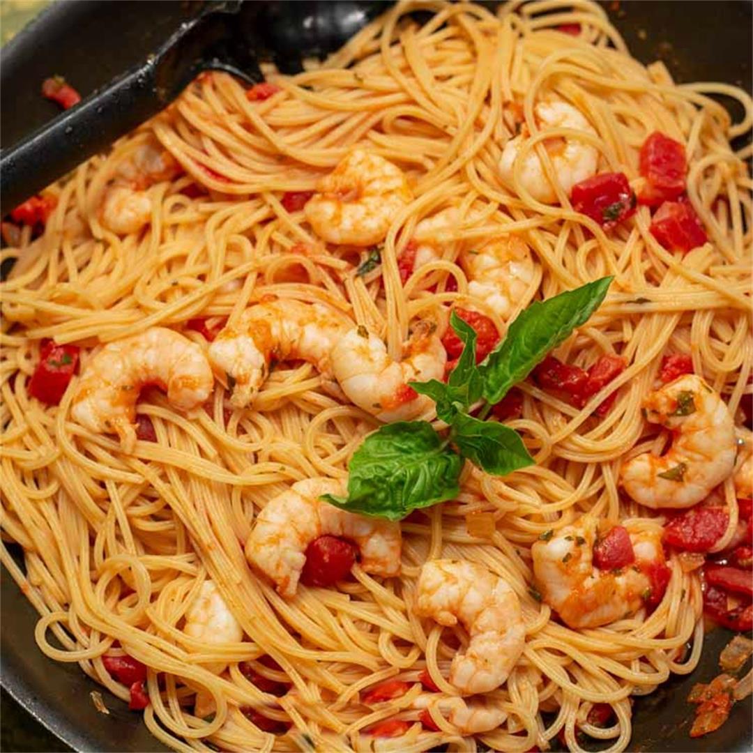 Shrimp and Tomato Pasta