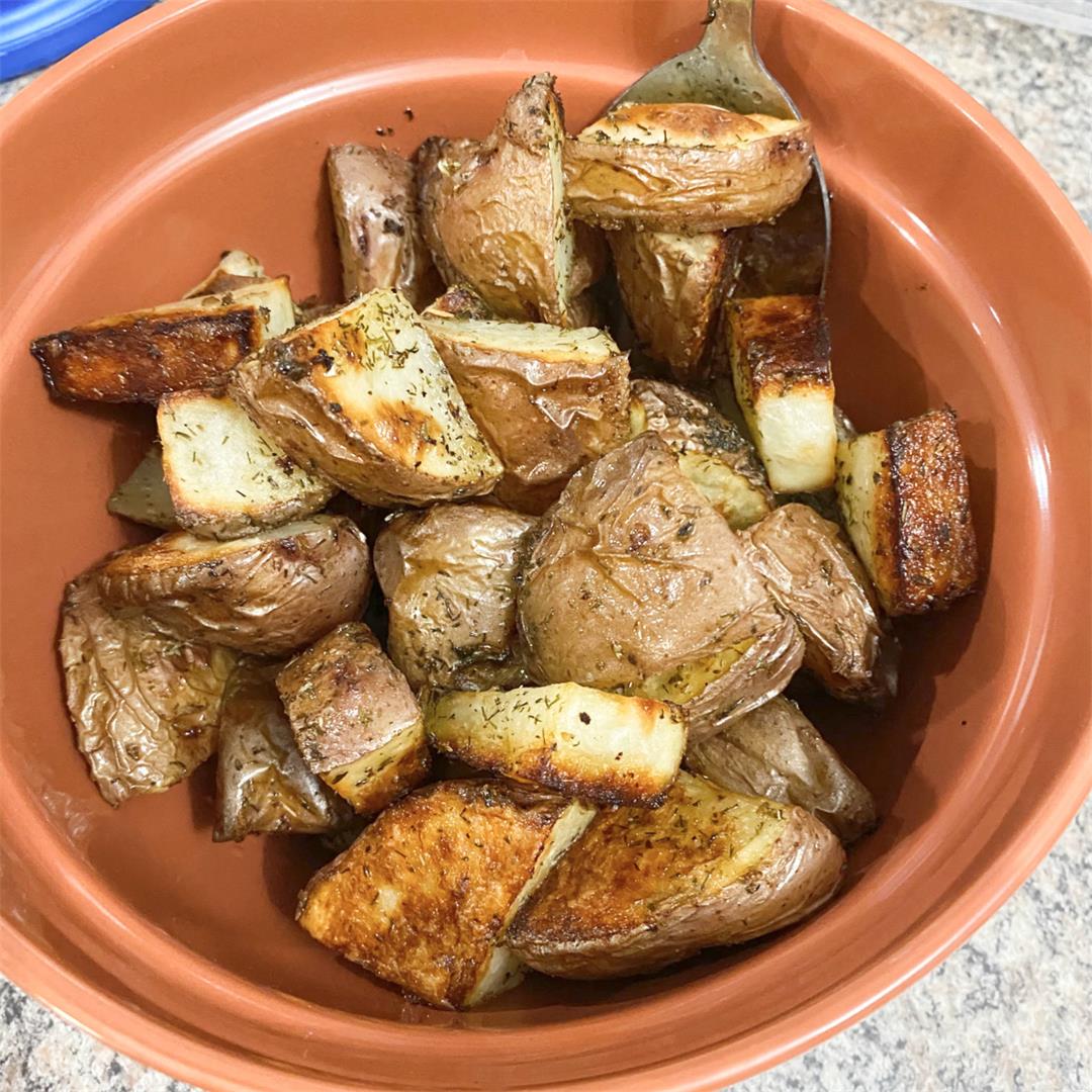 Roasted Dill Red Potatoes