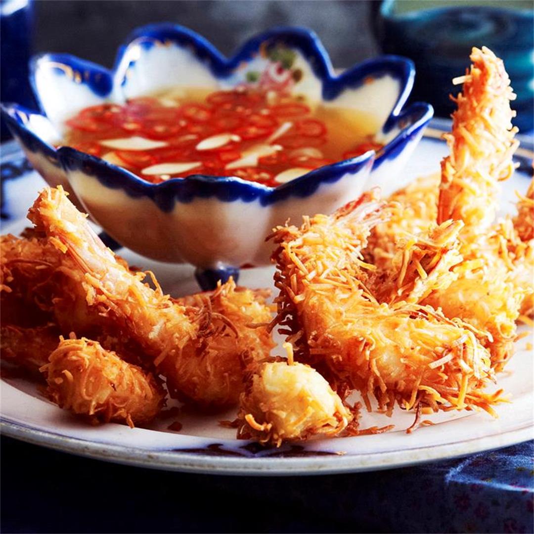 Coconut Prawns With Two Dipping Sauces