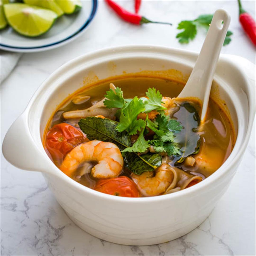 Quick and Easy Tom Yum Soup