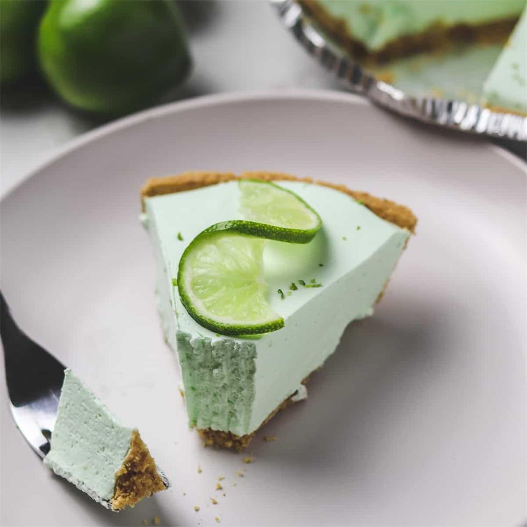 No-Bake Skinny Key Lime Pie